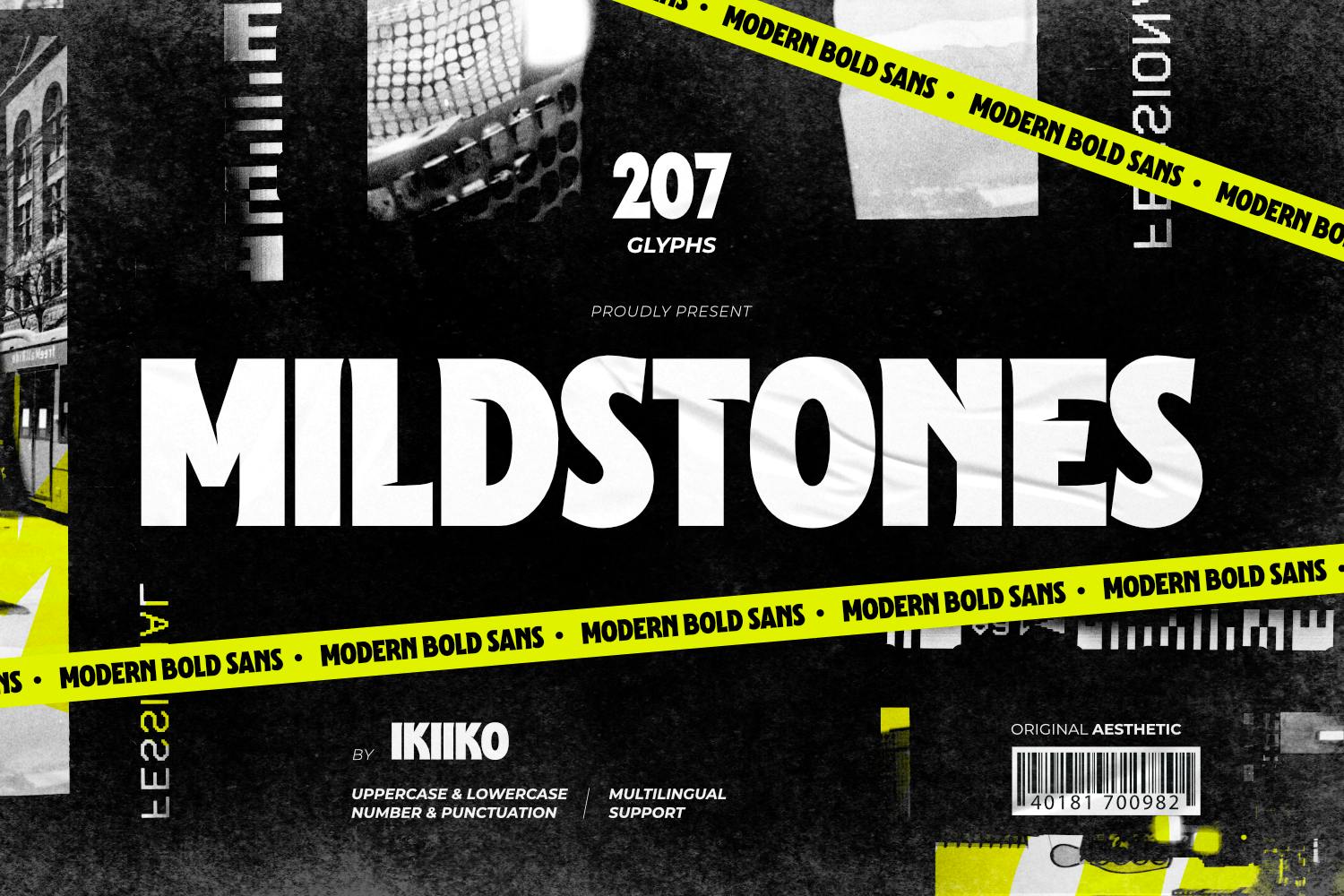 Mildstones – Modern Bold Sans