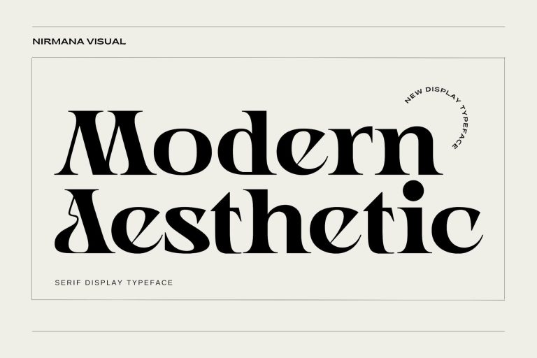 Modern Aesthetic – Modern Font
