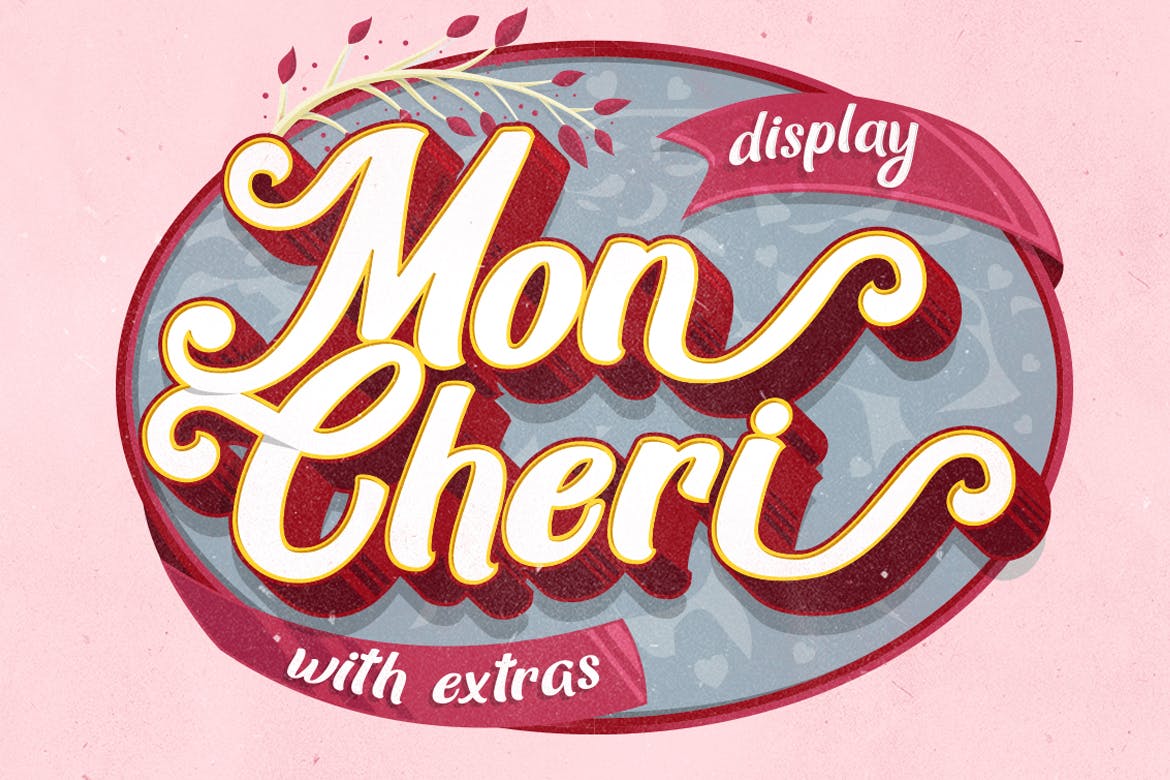 Mon Cheri Typeface + Extras