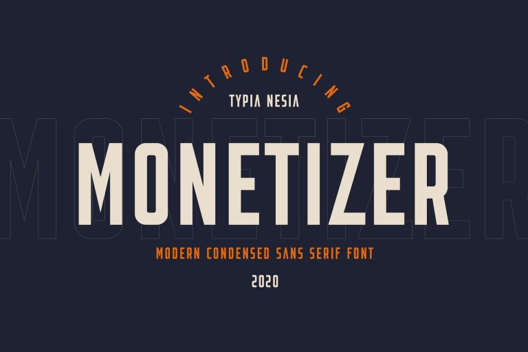 Monetizer – Condensed Sans