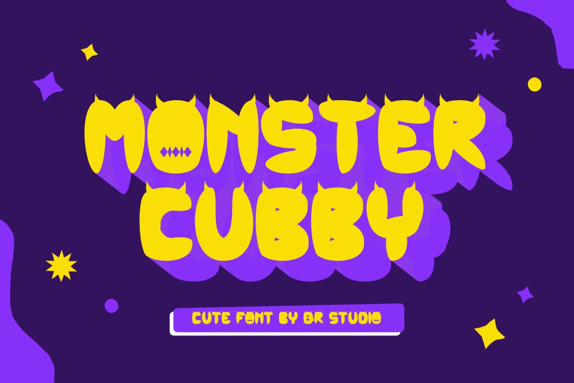 Monster Cubby Font