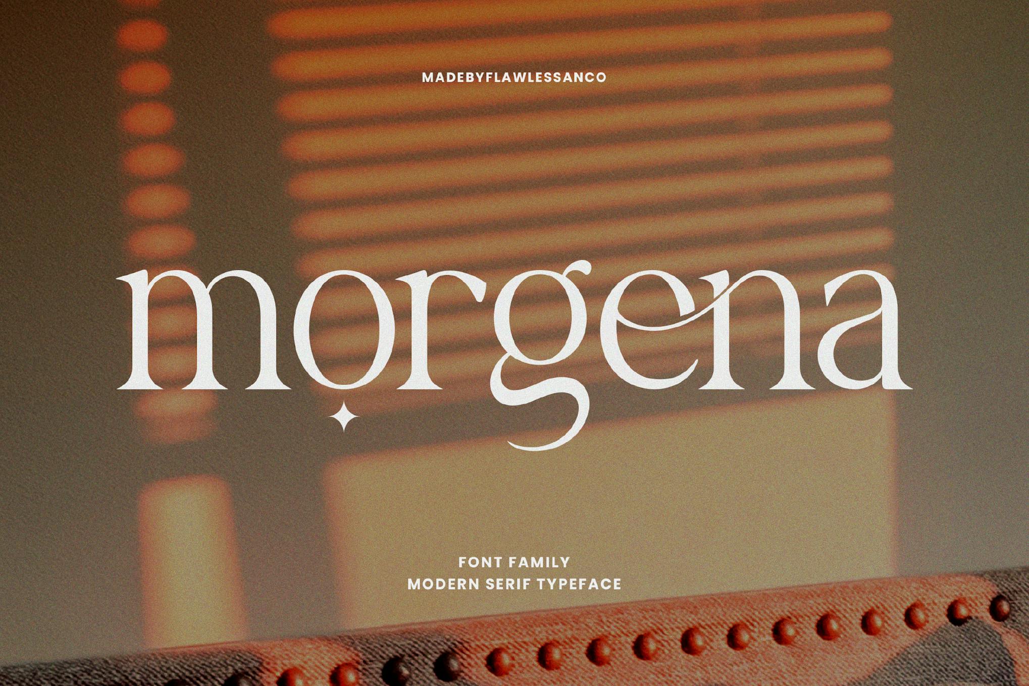 Morgena – Modern Serif Font