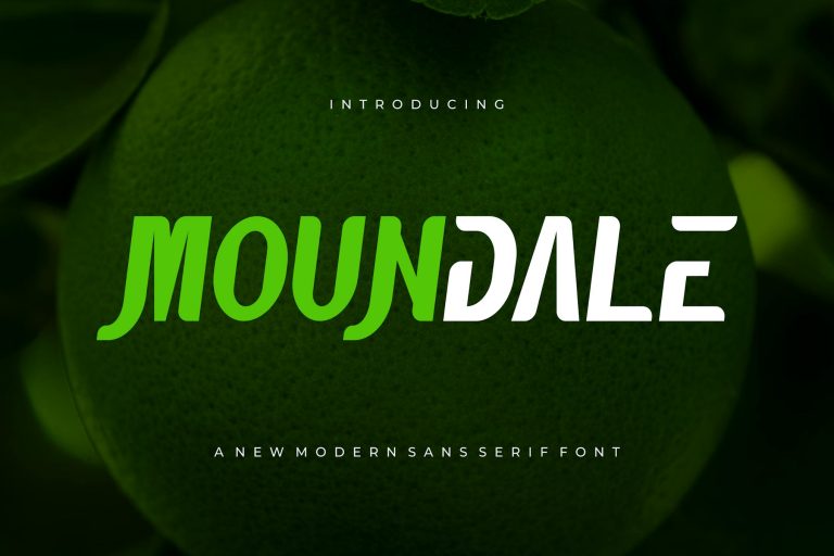 Moundale – Font