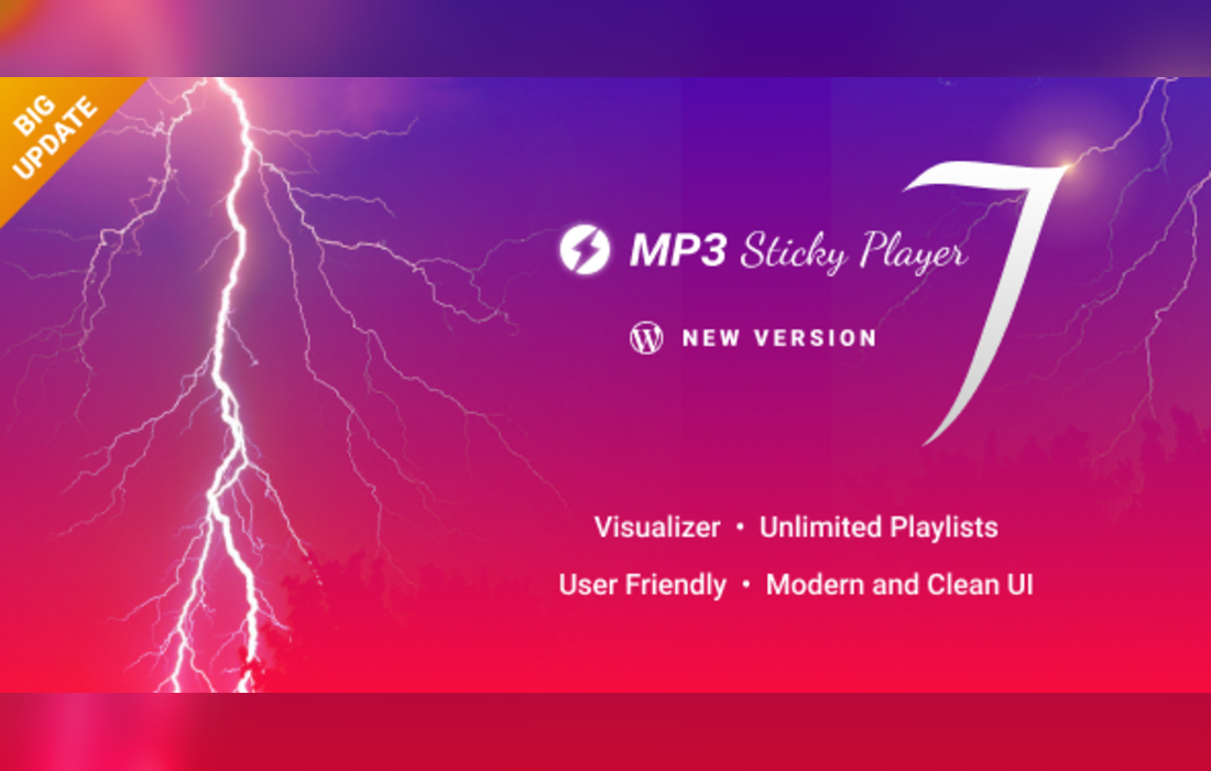 MP3 Sticky Player Wordpress & WooCommerce Plugin