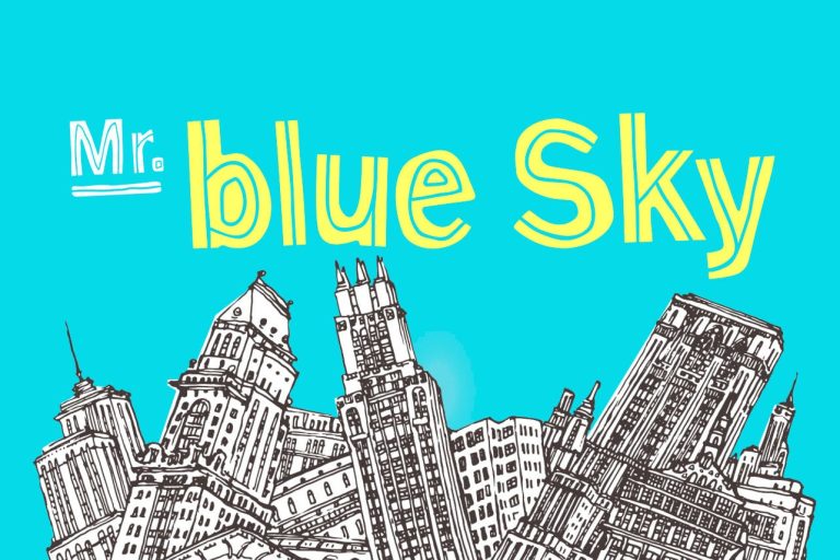 Mr Blue Sky Font