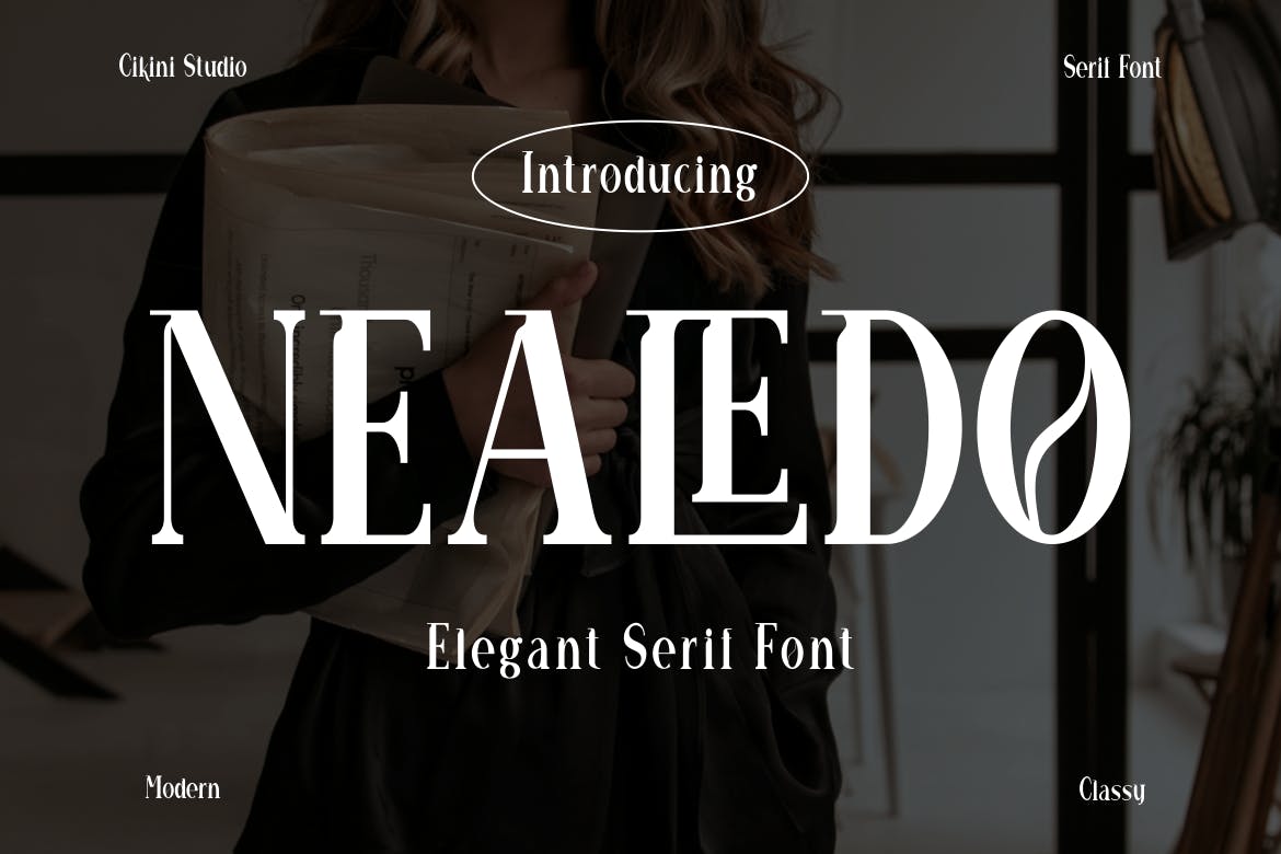 Nealedo – Elegant Serif Font