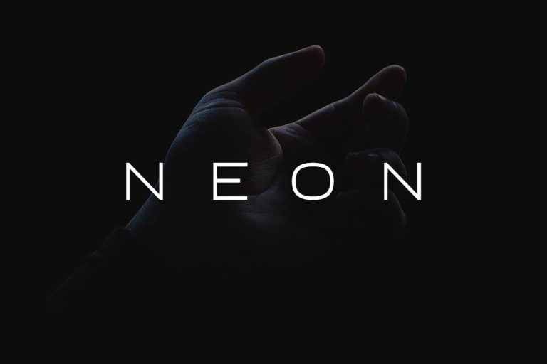 NEON – Minimal & Modern Display Typeface
