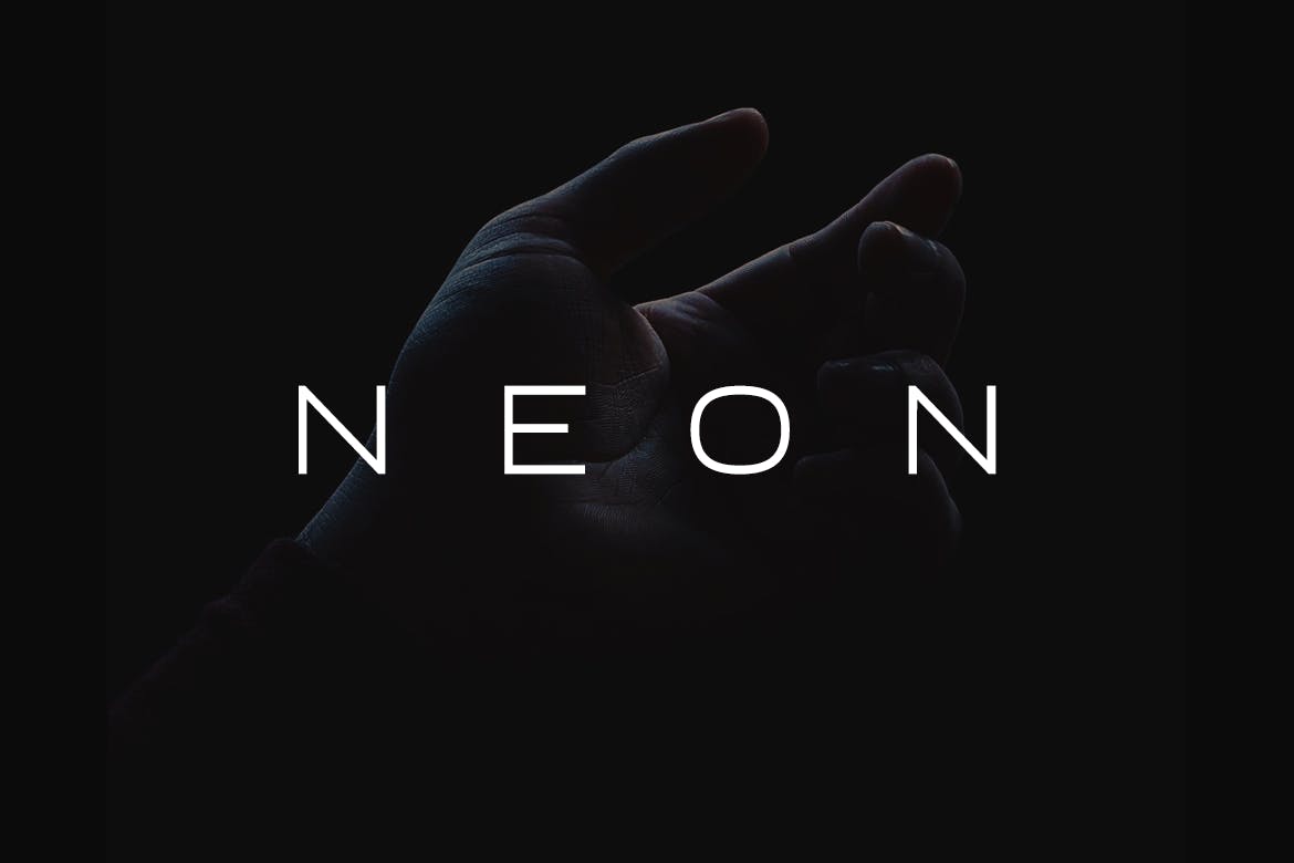 NEON – Minimal & Modern Display Typeface