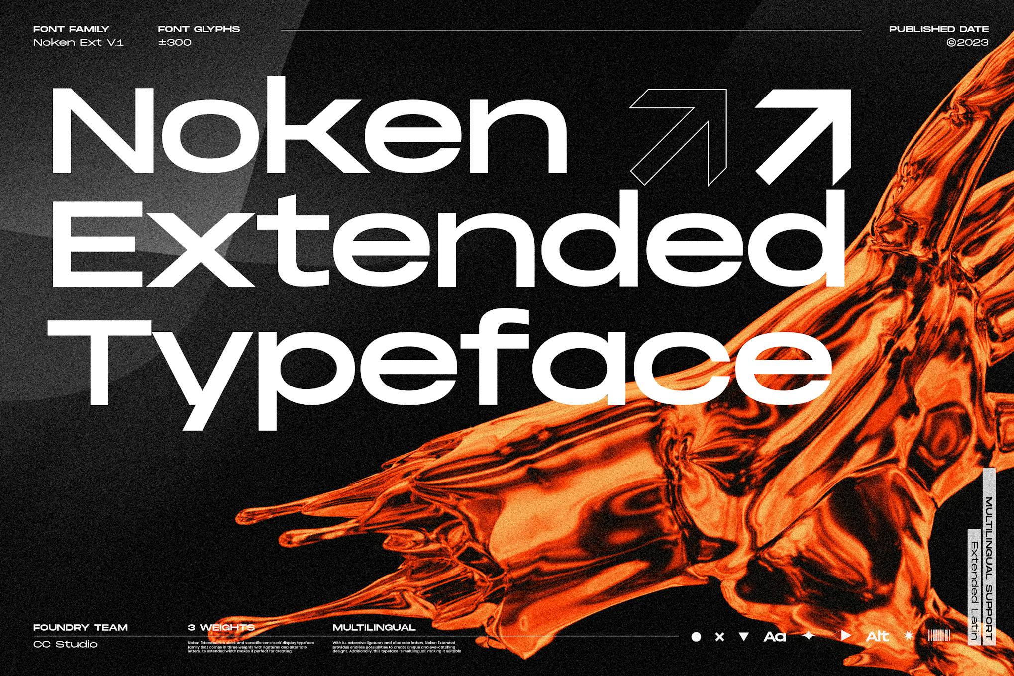 Noken Extended – Versatile Sans Serif