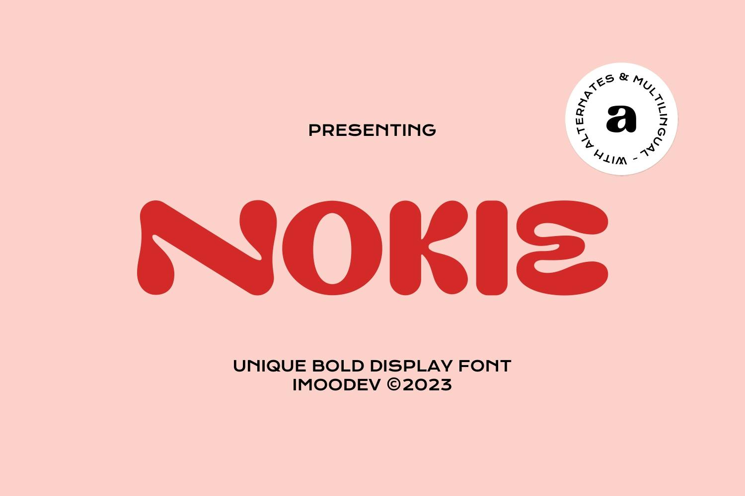 Nokie – Unique Bold Display Font