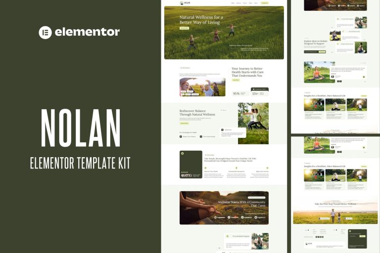 Nolan – Alternative Health Elementor Template Kit