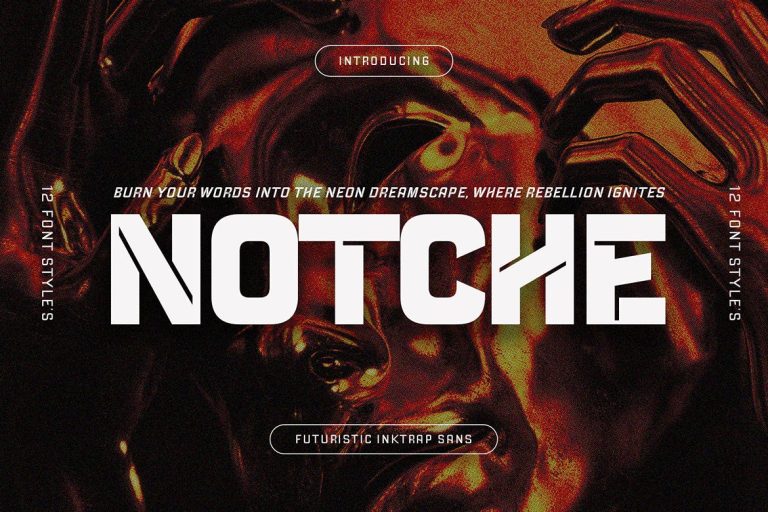 Notche – Futuristic Sans