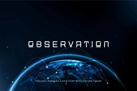 Observation – Futuristic Sans Serif