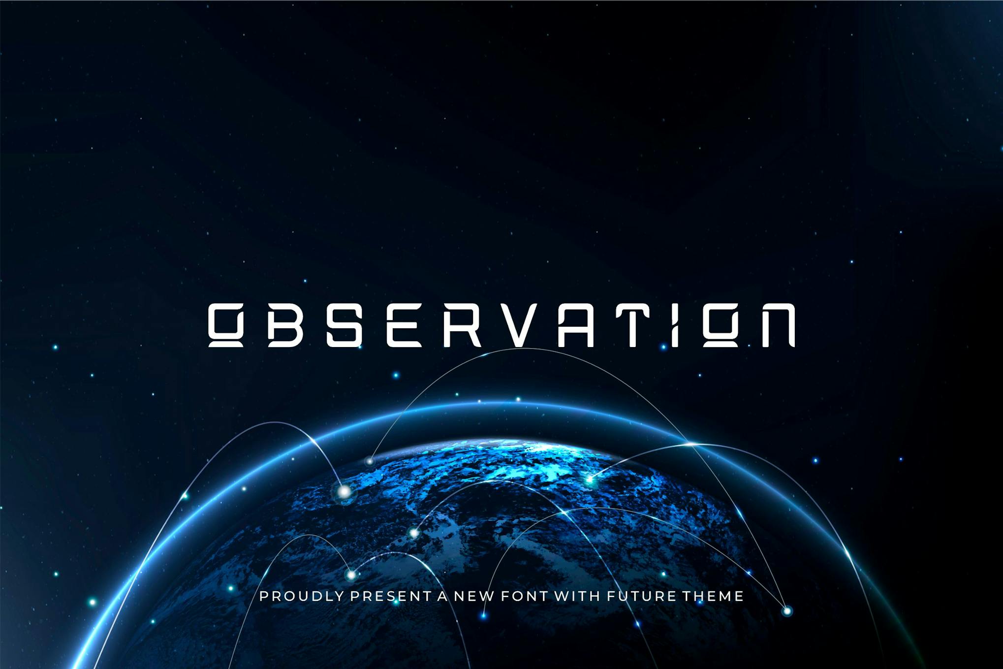 Observation – Futuristic Sans Serif