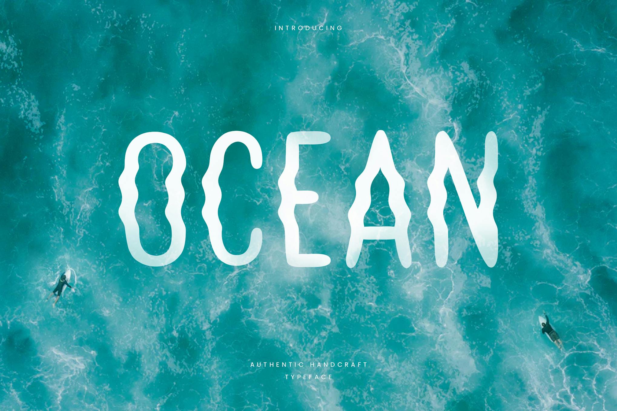 Ocean – Hand Writing Summer Font