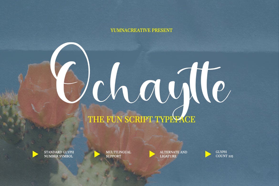 Ochaytte – Fun Script Font
