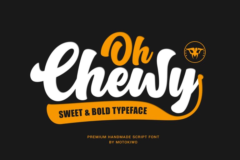 Oh Chewy – Sweet & Bold Script Font