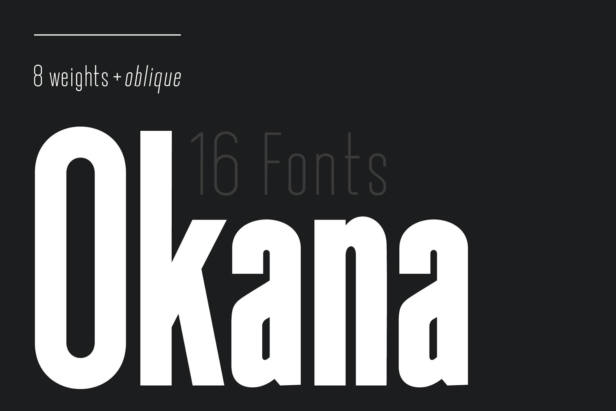 Okana – Sans Serif Font