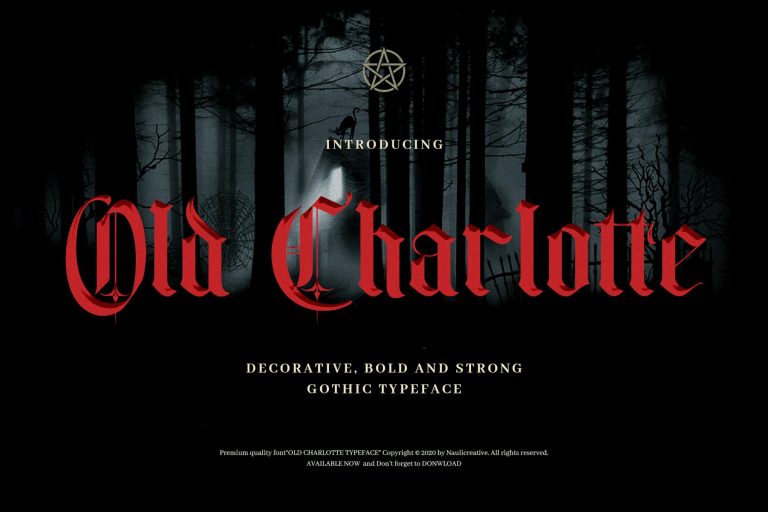 Old Charlotte – Bold Decorative Gothic Font