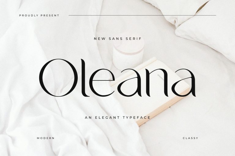 Oleana – Elegant Typeface
