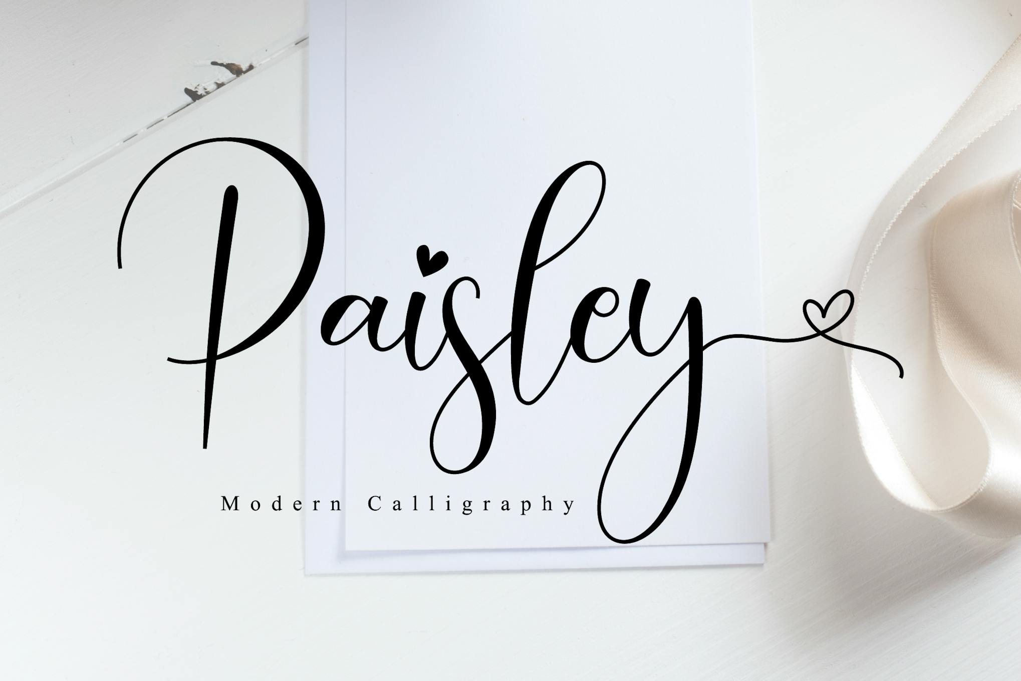 Paisley – Wedding Font