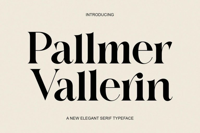 Pallmer Vallerin Elegant Serif Typeface