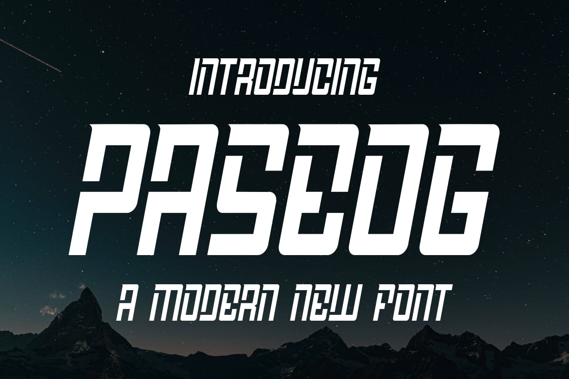 Paseog – a Popular Font