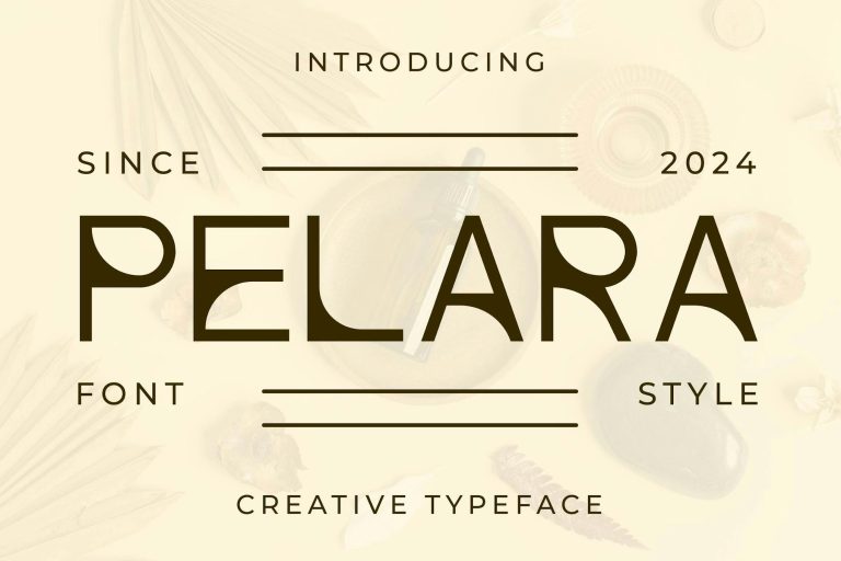Pelara – Creative Elegant Typeface