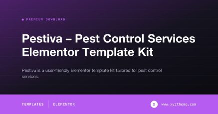 Pestiva – Pest Control Services Elementor Template Kit