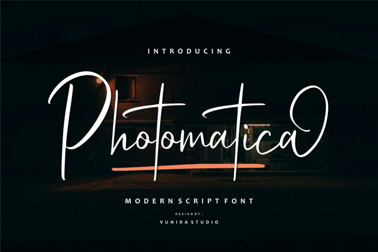 Photomatica – Modern Script