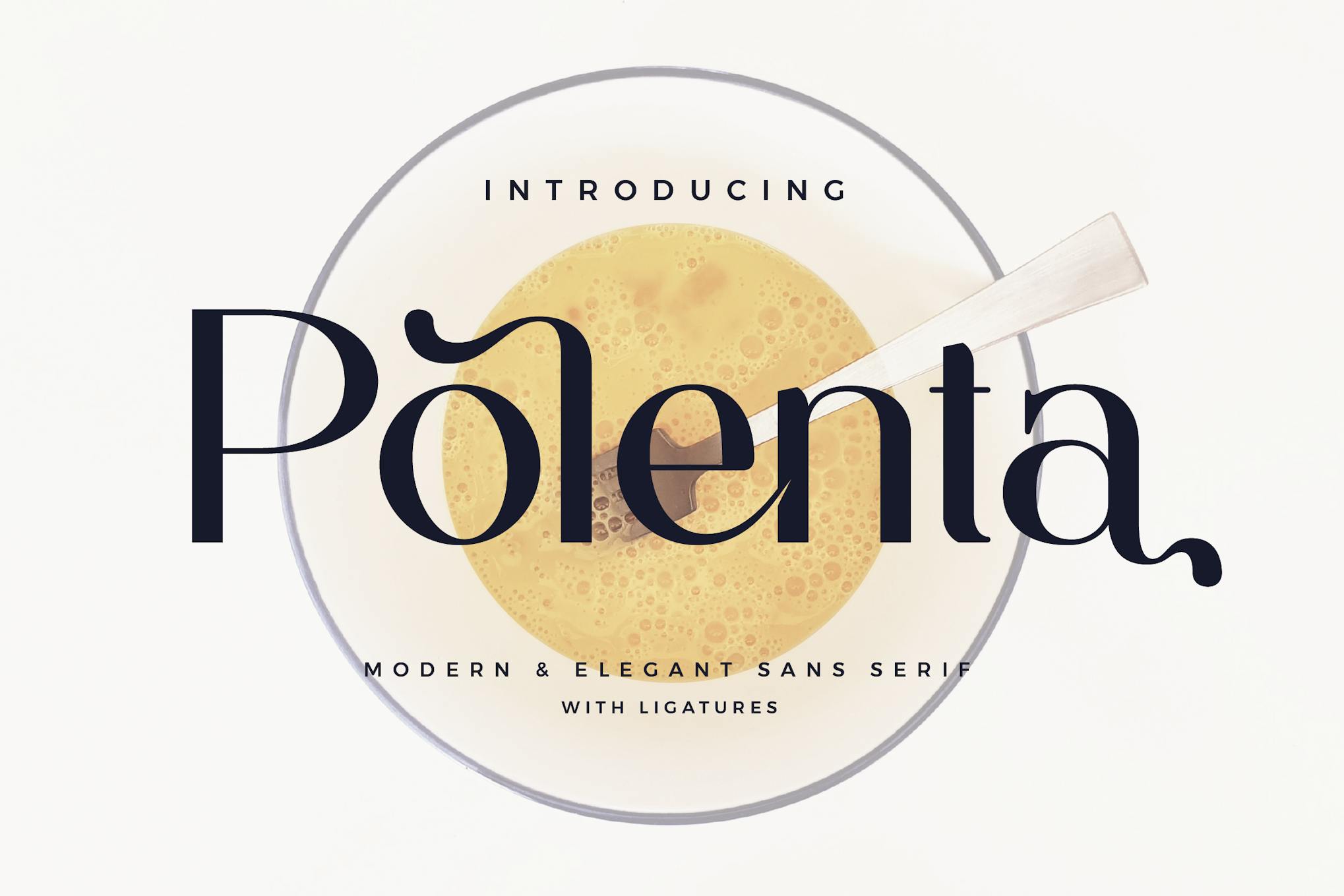 Polenta – Modern Ligature Font
