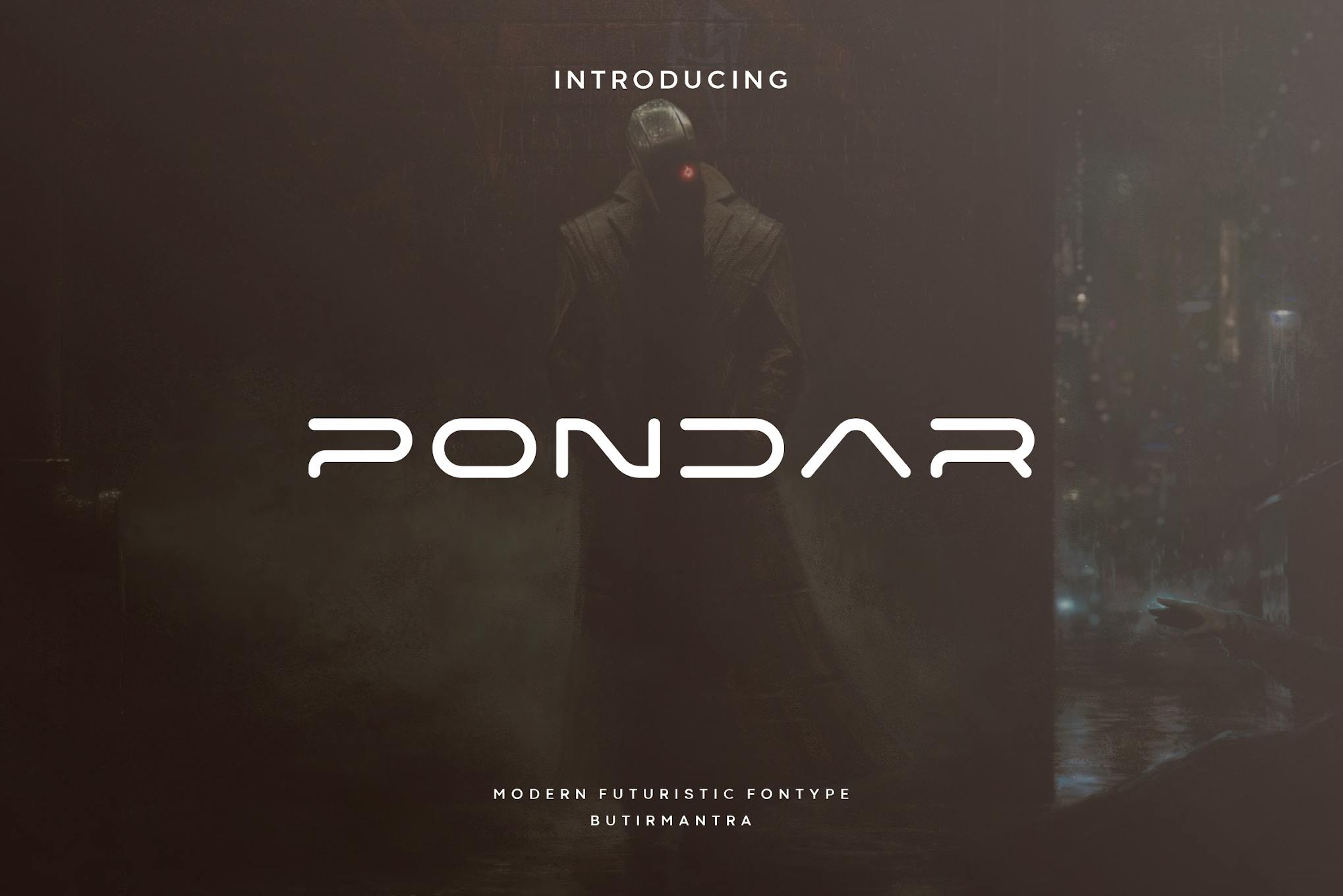 Pondar – Futuristic Font
