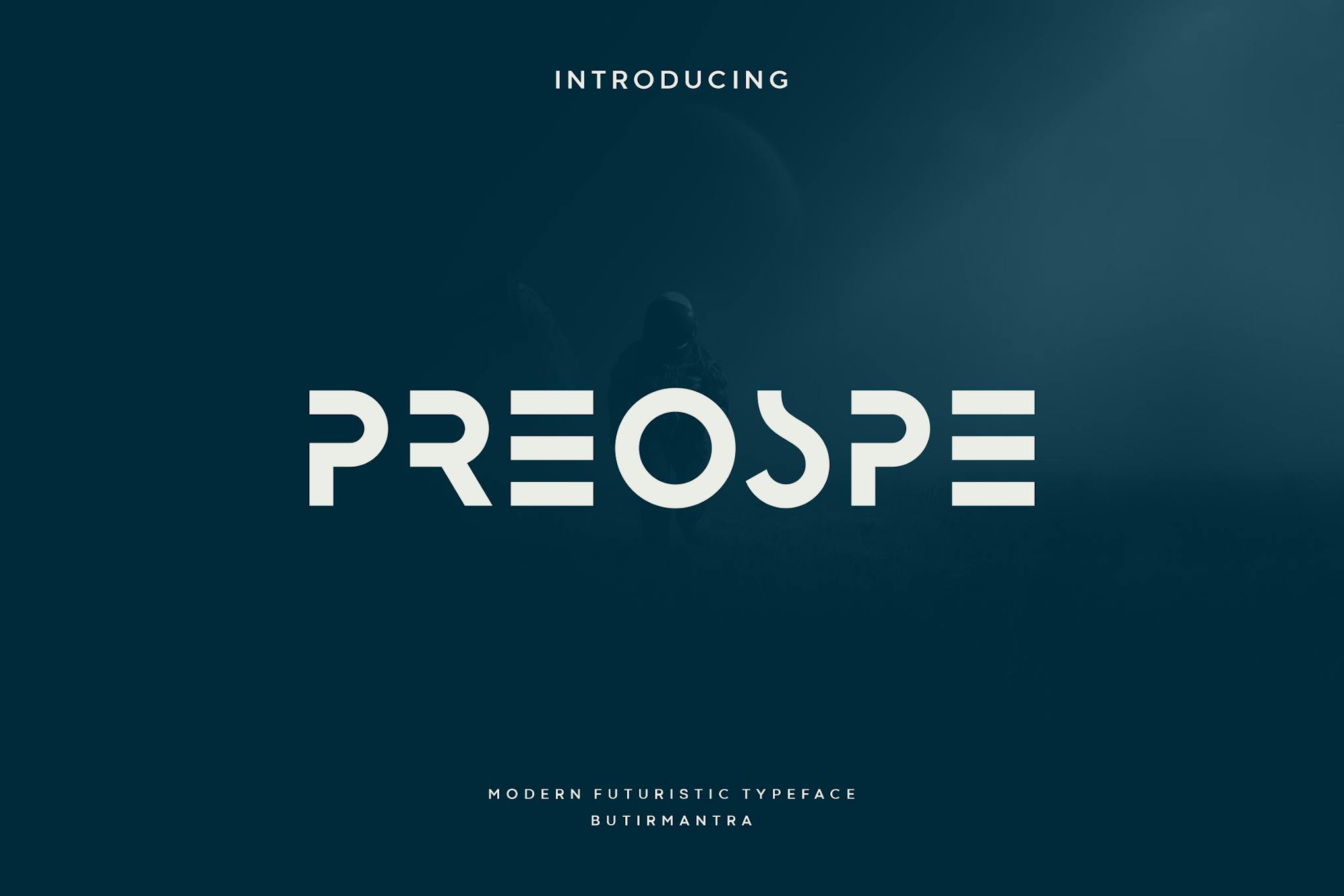 Preospe – Modern Futuristic Font
