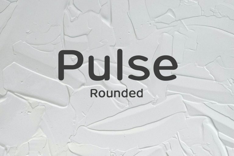 Pulse Rounded – A Modern Typeface