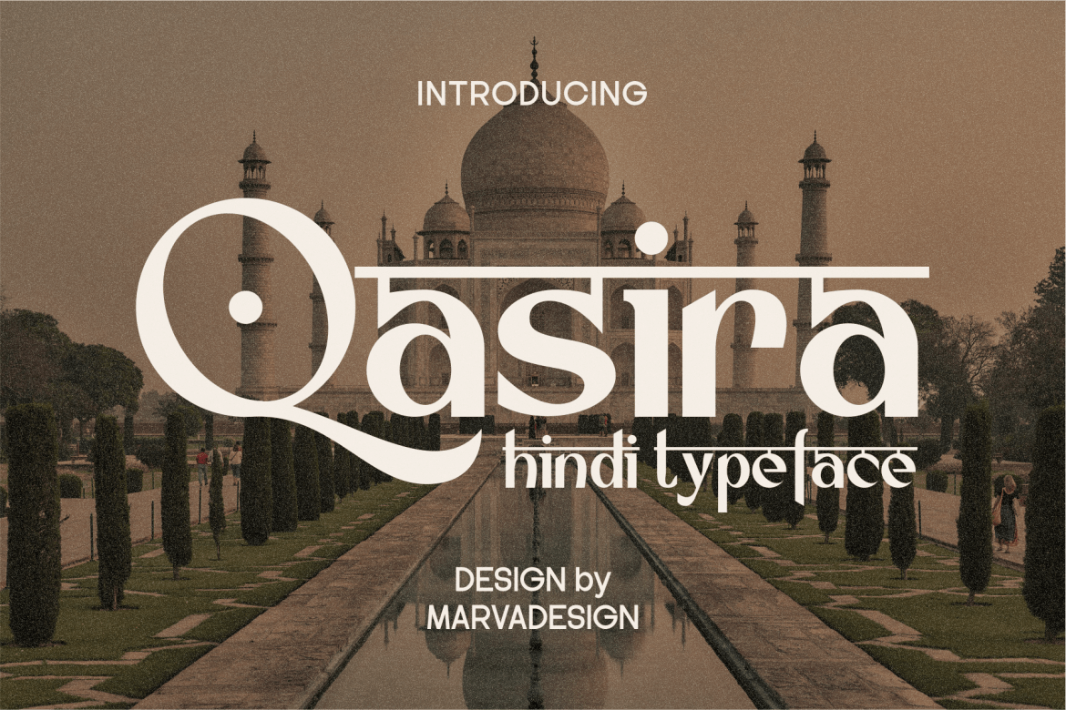 Qasira – A Modern Hindi Font