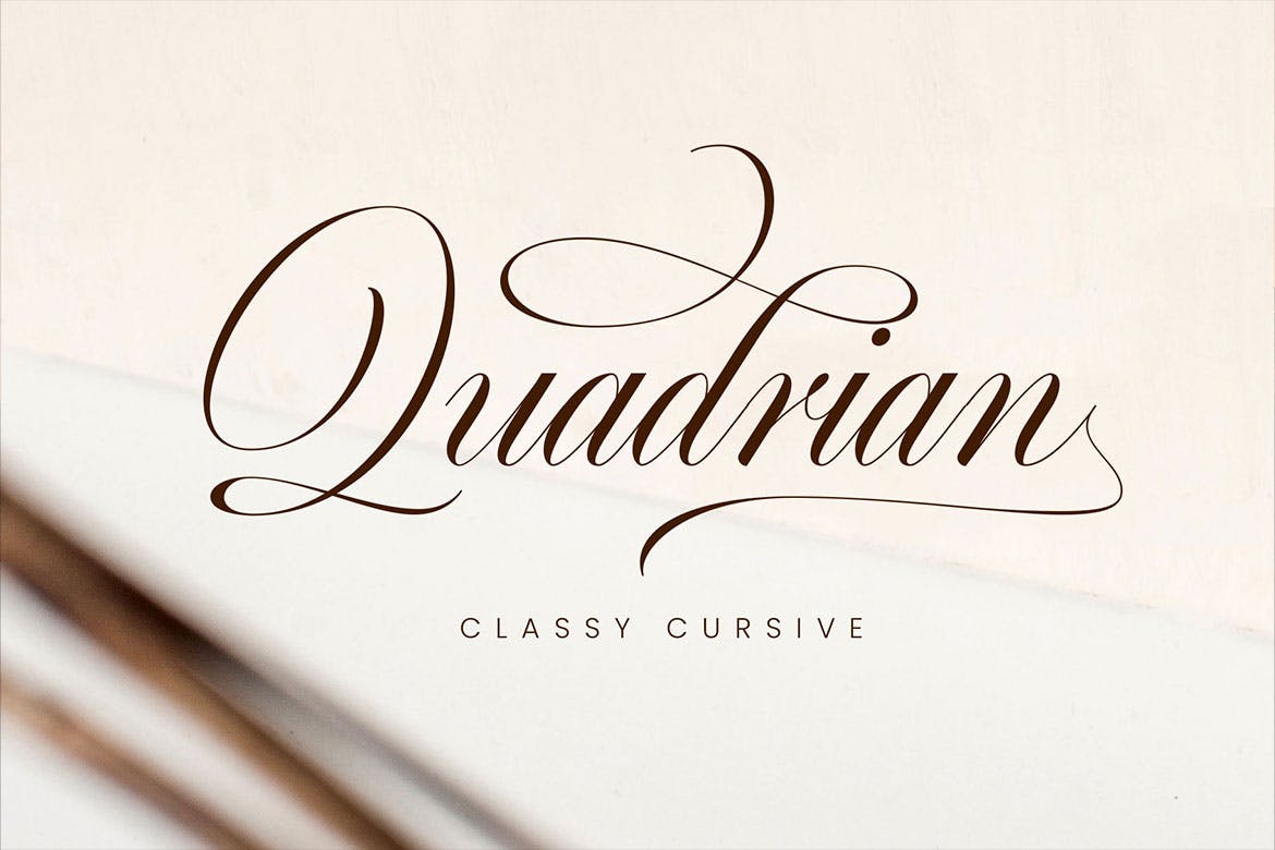 Quadrian – Elegant Script
