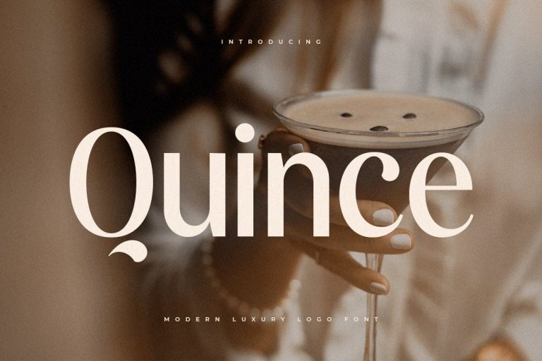 Quince – Modern Luxury Logo Font