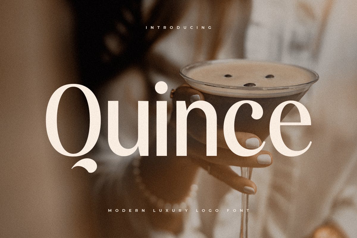 Quince – Modern Luxury Logo Font