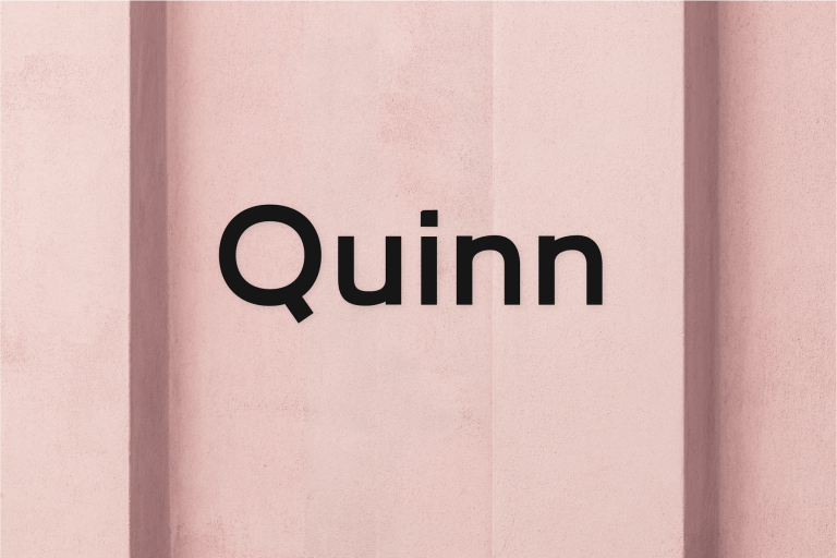 Quinn – A minimal sans serif