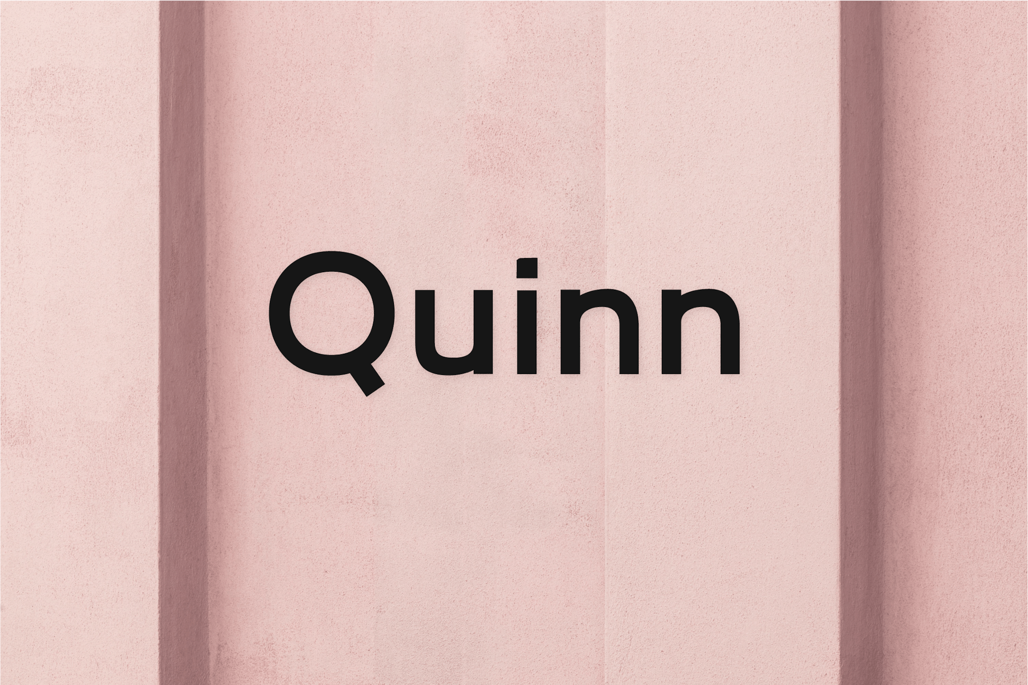 Quinn – A minimal sans serif