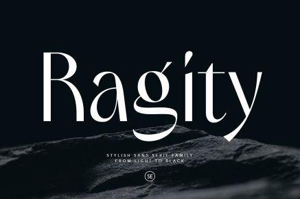 Ragity – Stylish Sans (7 FONTS)