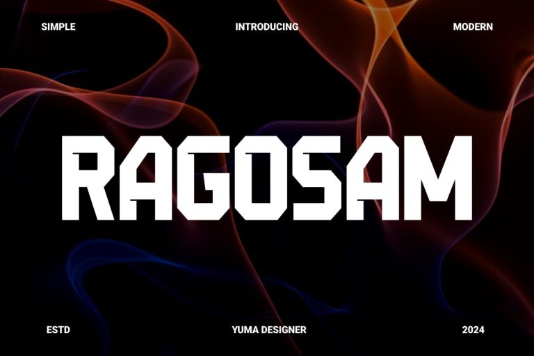 Ragosam – a Popular Font