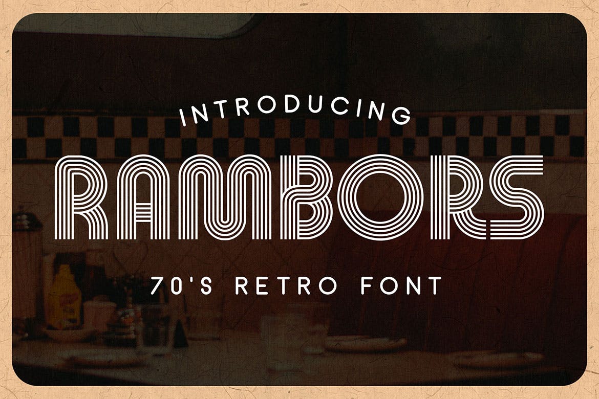 Rambors – Retro Font