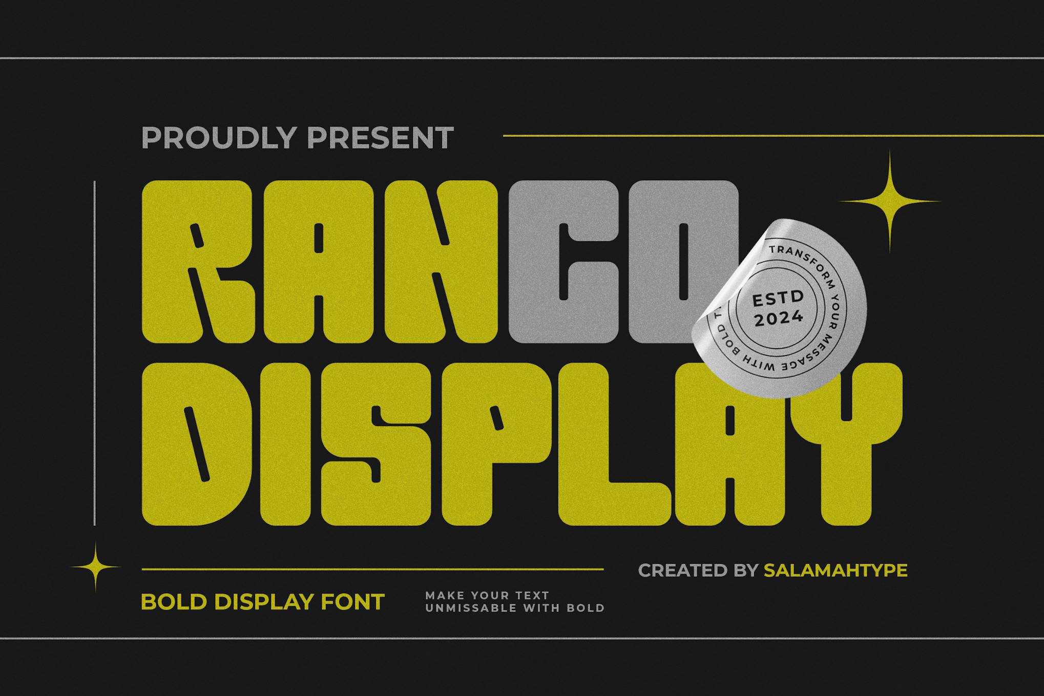 Ranco – Display Bold Font