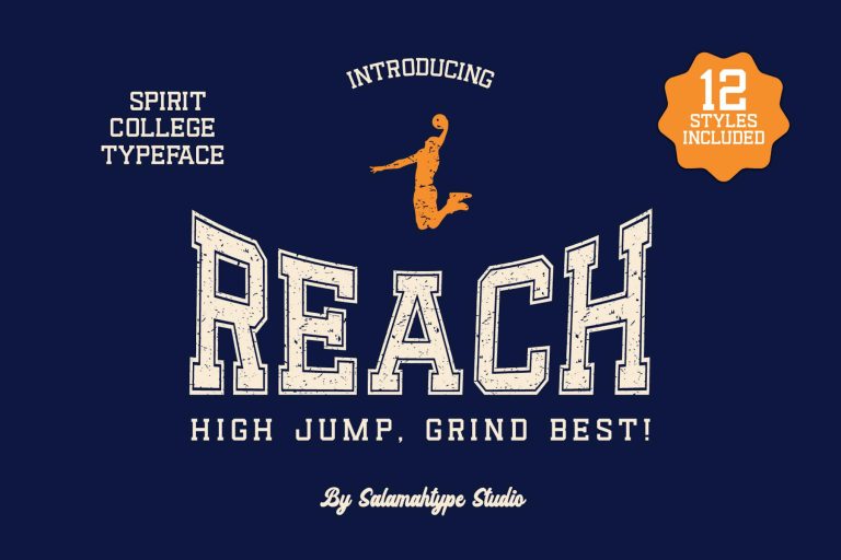 Reach – Sports Font