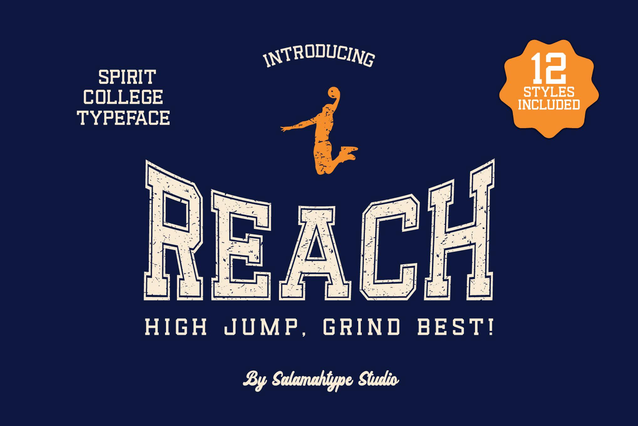 Reach – Sports Font