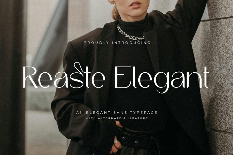 Reaste Elegant – An Elegant Sans Typeface