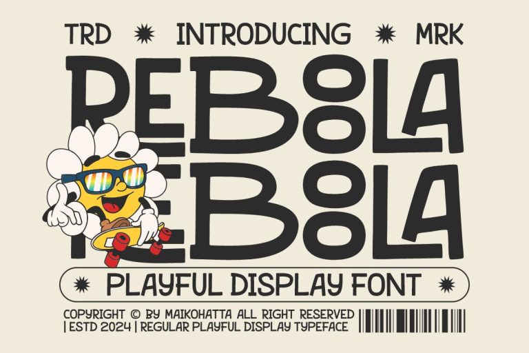 Reboola – Playful Display Font