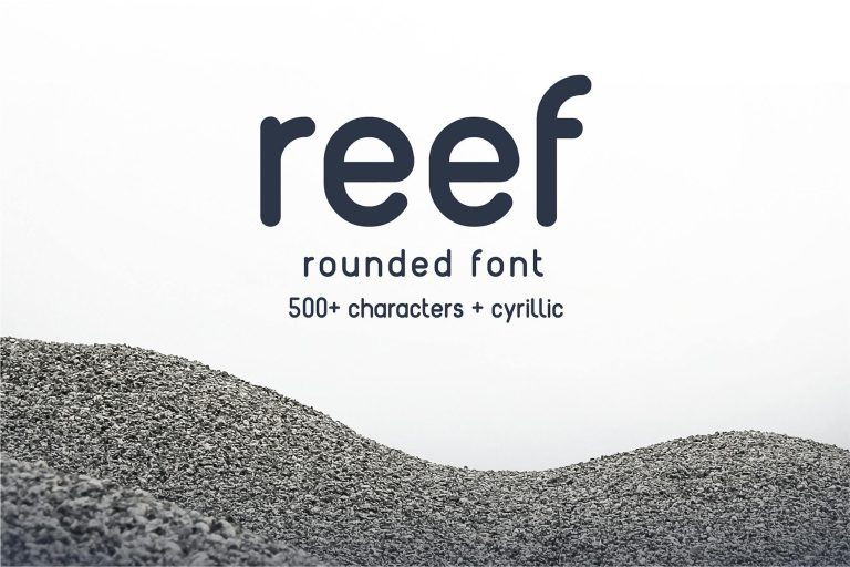 Reef – Round Font