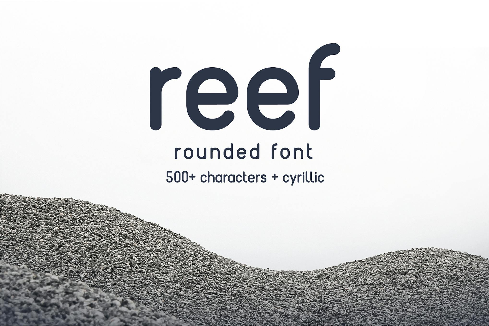 Reef – Round Font